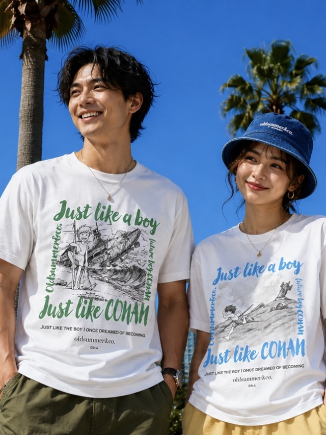 未来少年コナン×oldsummer&co. コラボTシャツ